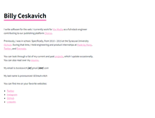 Tablet Screenshot of ceskavich.com